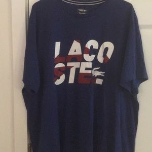 Big men’s Lacoste graphic tee